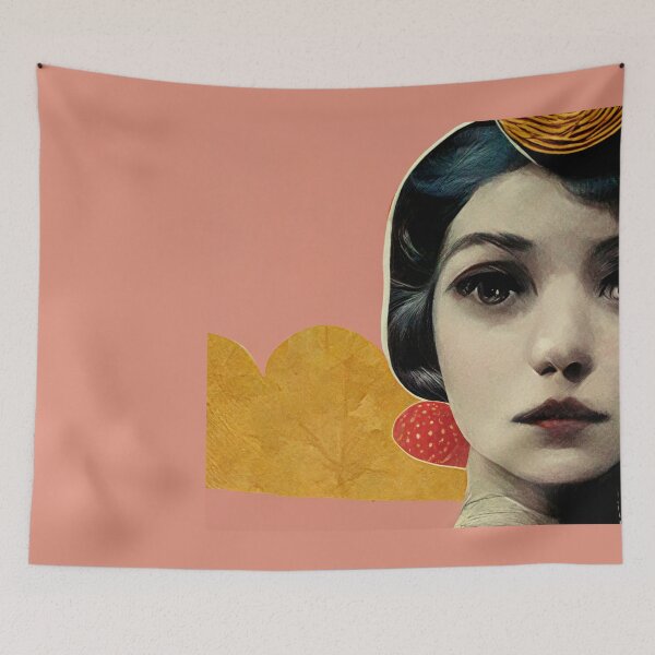 Item preview, Woman with red lips looking straight ahead designed and sold by yayor.