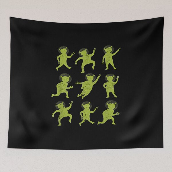 Item preview, Dancing Aliens Dance Challenge Funny Halloween Alien Dabbing designed and sold by Gormgunnarsson.