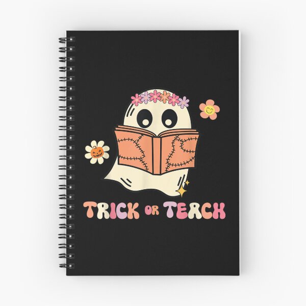 Artikelvorschau, Retro starker Lehrer-Halloween-Blumengeist-Trick or Teach entworfen und verkauft von Edgarolander.
