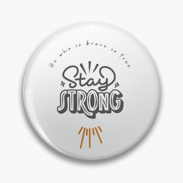 Item preview, Nice motivational quotes , He who is brave is free designed and sold by adee1122.
