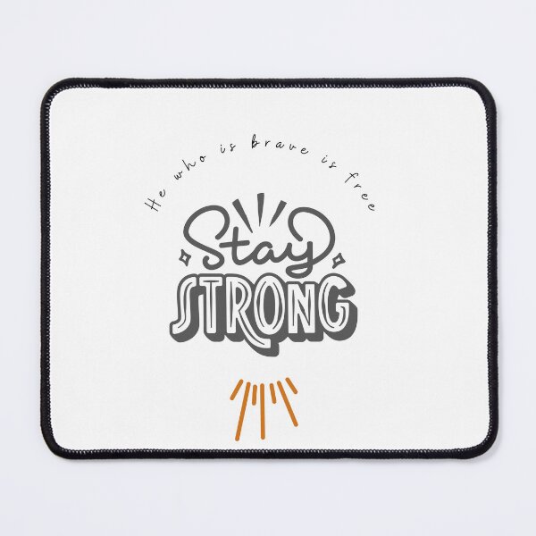 Item preview, Nice motivational quotes , He who is brave is free designed and sold by adee1122.