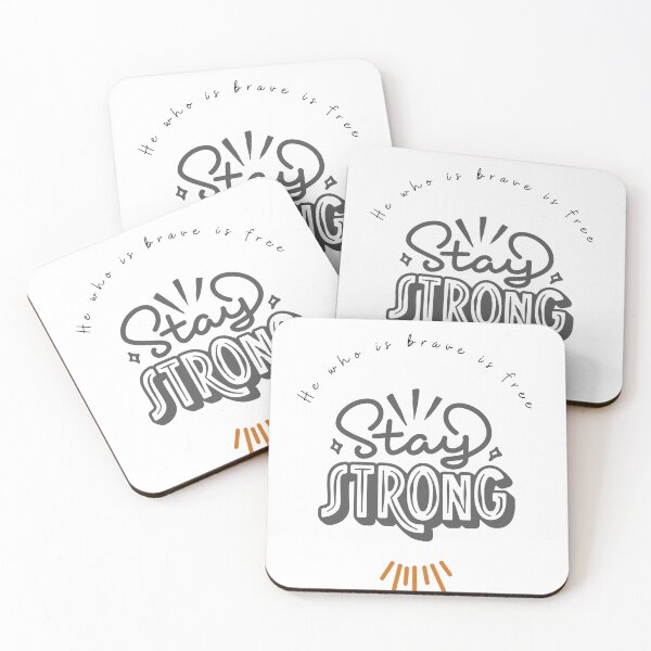 Item preview, Nice motivational quotes , He who is brave is free designed and sold by adee1122.