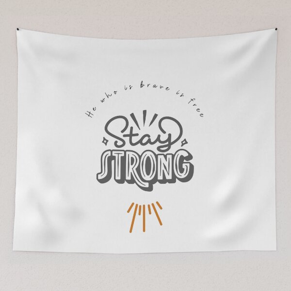 Item preview, Nice motivational quotes , He who is brave is free designed and sold by adee1122.