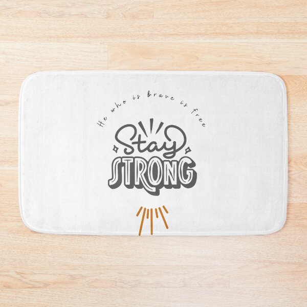 Item preview, Nice motivational quotes , He who is brave is free designed and sold by adee1122.