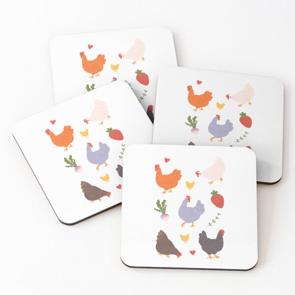 Item preview, Garden Chickens Multi Sticker Pack designed and sold by eleary.
