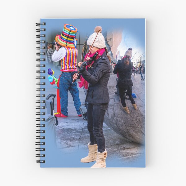 Item preview, Two buskers, one reflection designed and sold by indiafrankk.
