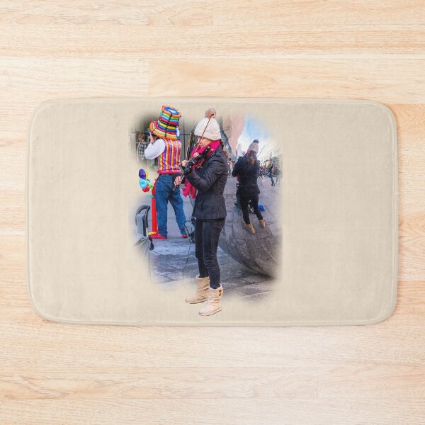 Item preview, Two buskers, one reflection designed and sold by indiafrankk.