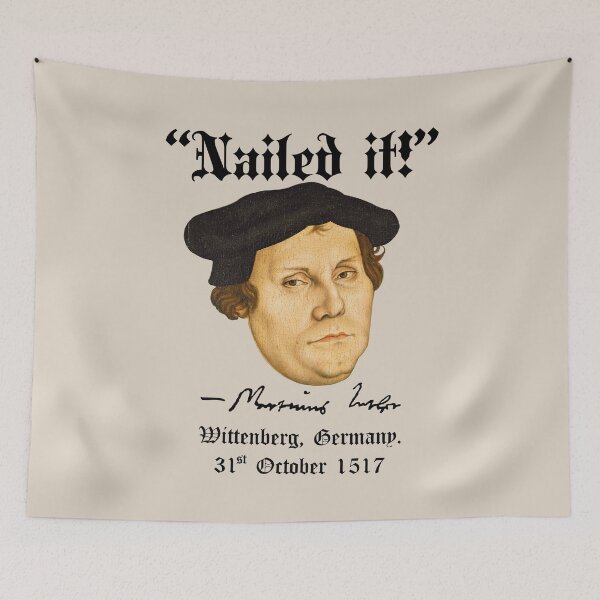 Item preview, “Nailed it!” -Martin Luther  designed and sold by DotorEaon.