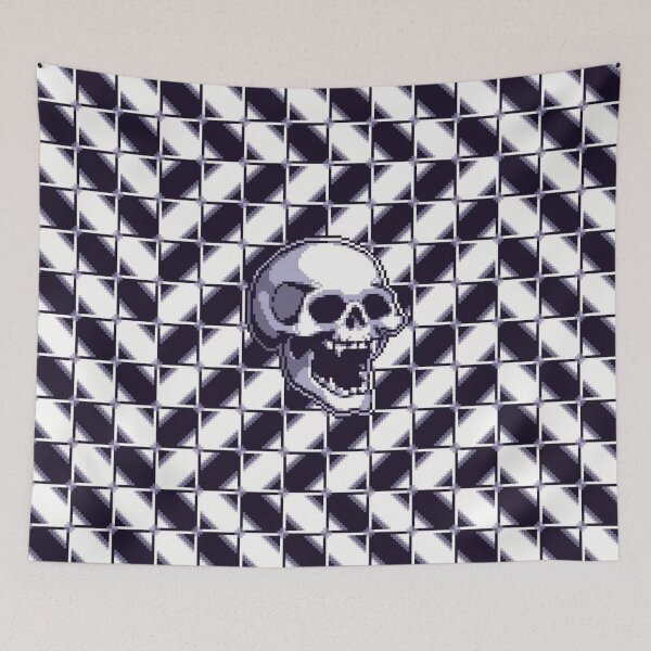 Item preview, Black and White 3D Cranium  designed and sold by FashionMachine.