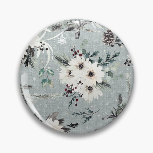 Item preview, December Winter Floral designed and sold by SugarPineDesign.