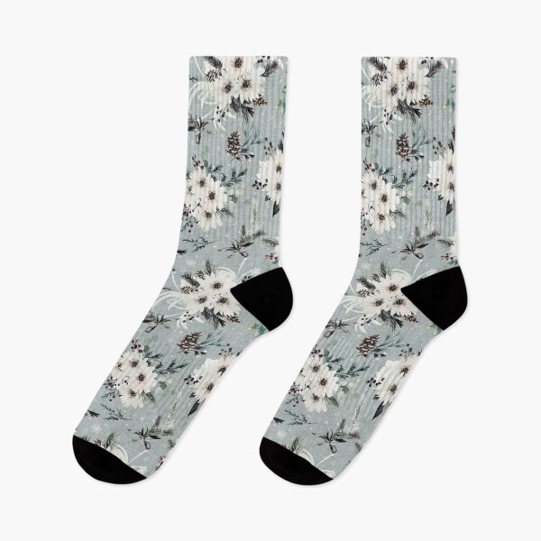 Item preview, December Winter Floral designed and sold by SugarPineDesign.