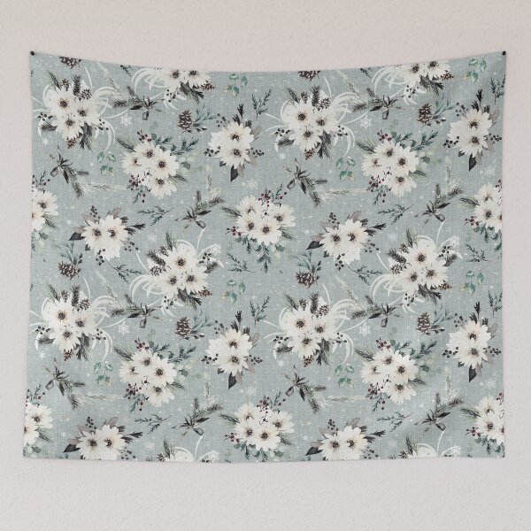 Item preview, December Winter Floral designed and sold by SugarPineDesign.