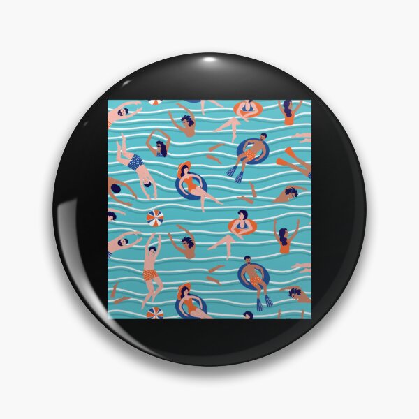 Item preview, People Swimming And Rests In The Sea Classic T-Shirt designed and sold by gusplawn5.