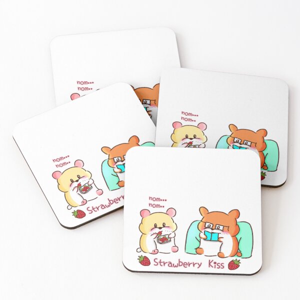Item preview, Hamster | Hamster Lover - Strawberry Kiss v2 designed and sold by FennyWijayaMomo.