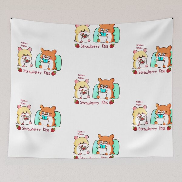 Item preview, Hamster | Hamster Lover - Strawberry Kiss v2 designed and sold by FennyWijayaMomo.