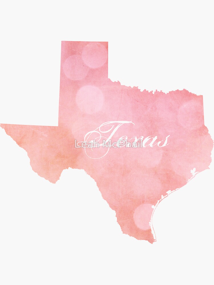 Texas Pink And Coral Bokeh by LeahMcPhail