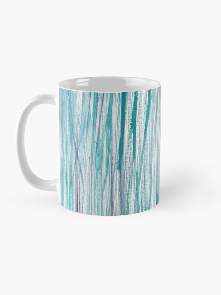 Summer Fern Simple Modern Watercolor Coffee Mug by Modern Tropical