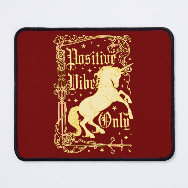 Item preview, Positive Vibes Only Unicorn designed and sold by RavenWake.