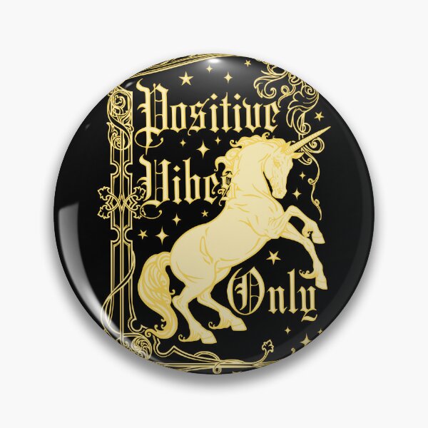 Item preview, Positive Vibes Only Unicorn designed and sold by RavenWake.