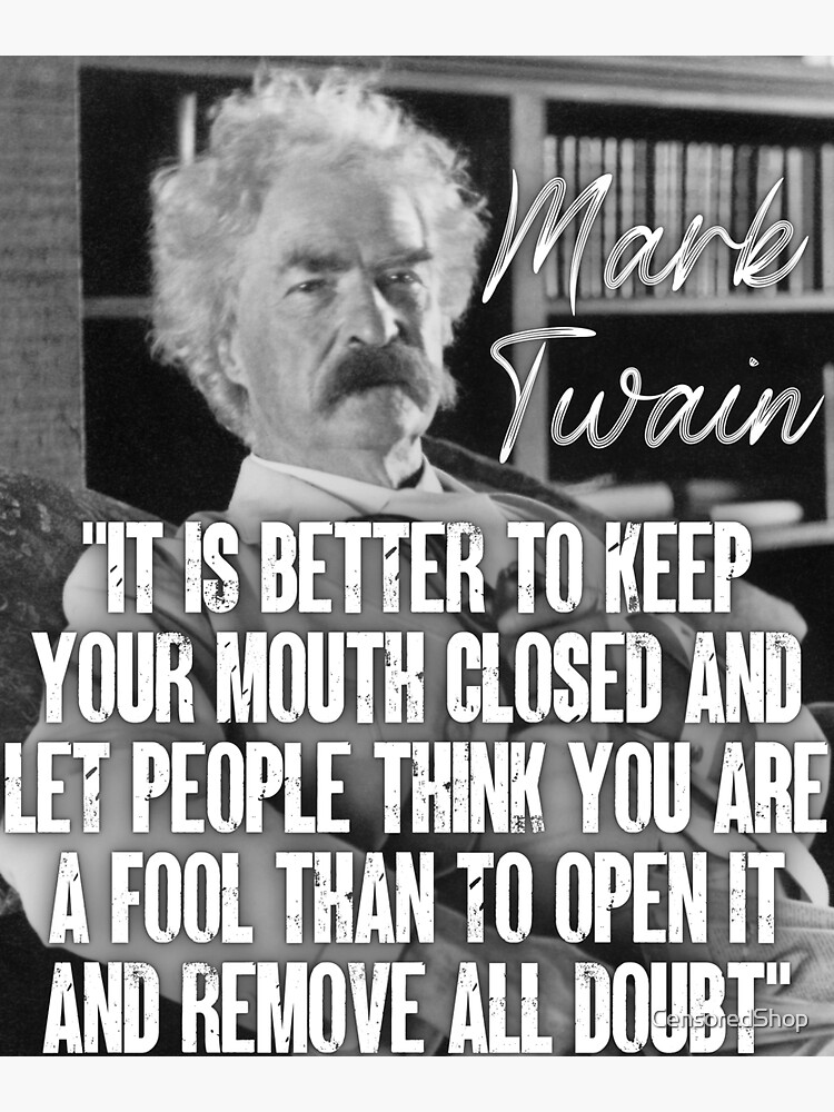 Mark Twain Quote Educational Quotes By Samuel Clemens Quotations It