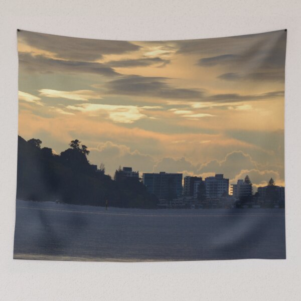 Item preview, Sun Setting over Mount Maunganui designed and sold by lizdomett.