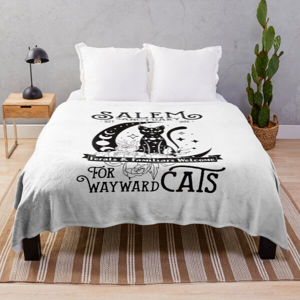 Item preview, Funny Black Cat Salem Home For Wayward Cats Halloween Witch designed and sold by Kentkroon.