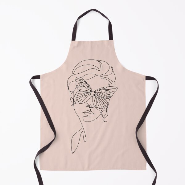 Item preview, Minimalist abstract woman with a butterfly designed and sold by Dankio.