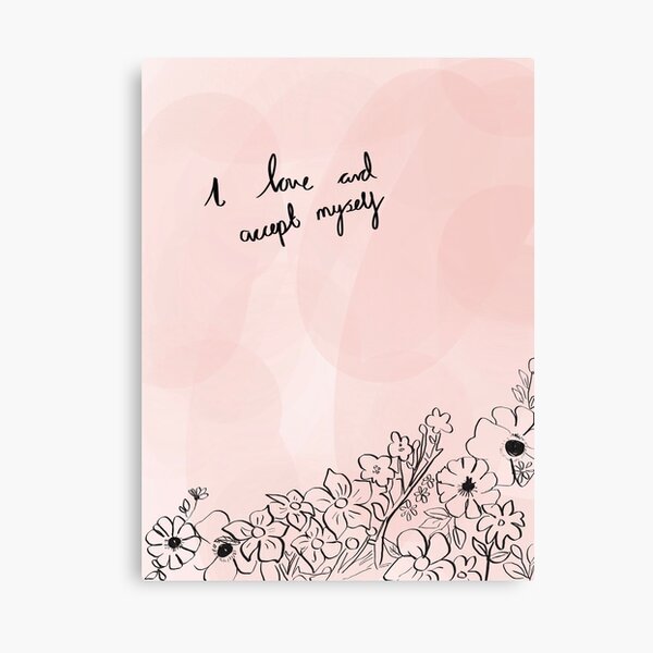 Self acceptance Canvas Print
