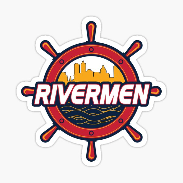 Vista previa del artículo con la obra «Logotipo de Peoria Rivermen», diseñado y vendido por ZetaVance.