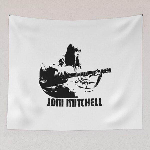 Item preview, Joni Mitchell Come in From the Cold Designs Gift Fan designed and sold by AnahiFahey.