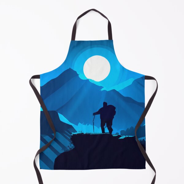 Item preview, Silhouette of a hiker with a landscape background designed and sold by Parag's Travel Shop.