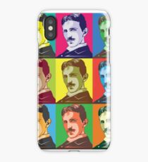 Nikola Tesla Pop Art iPhone Case