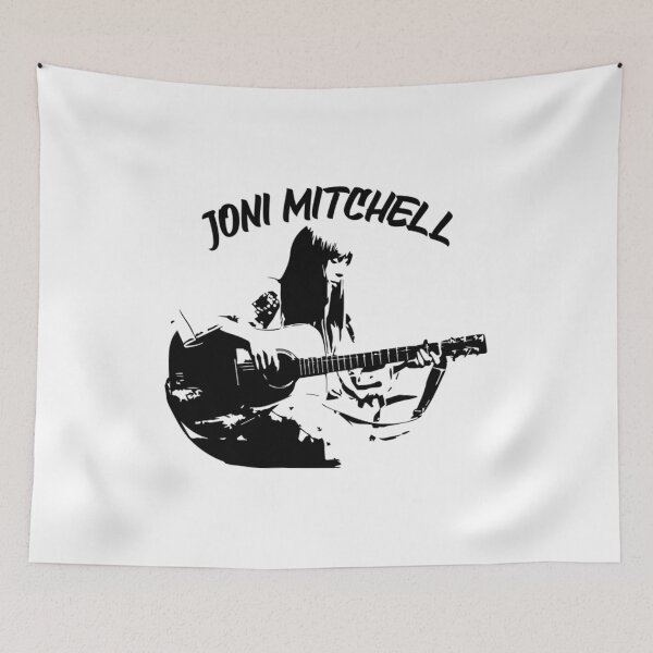 Item preview, Joni Mitchell Help Me Fanart Gift Fan designed and sold by AnahiFahey.