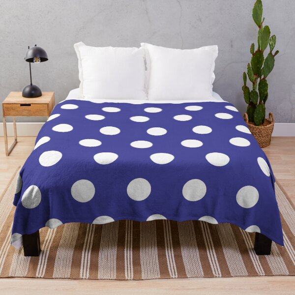 Item preview, Classic Polka Dot Pattern_White Vivid Purple Strong Purple Lavender Chic Purple designed and sold by mimihuang creations.