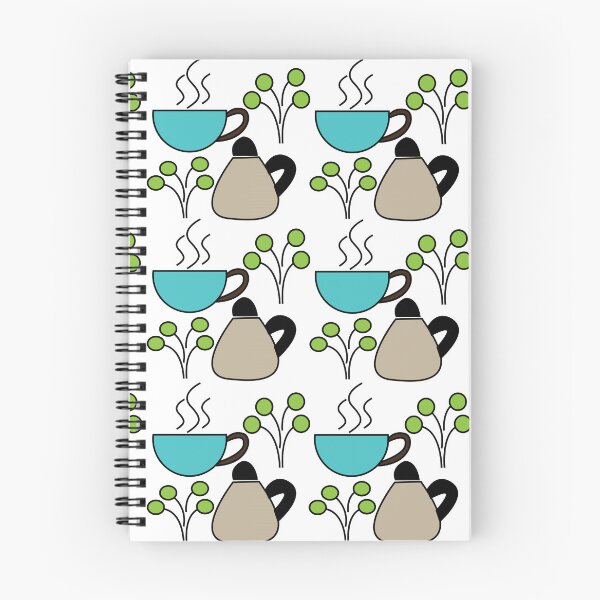 Item preview, Tea Time Teapot Tea Leaves Colorful Seamless Pattern  designed and sold by Nisha Prabhu.