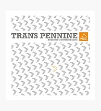 East Peak Apparel "Trans Pennine" Mountain Biking Photographic Print