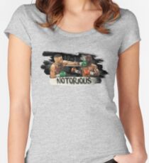 McGregor Mayweather Brushstroke KO Women's Fitted Scoop T-Shirt