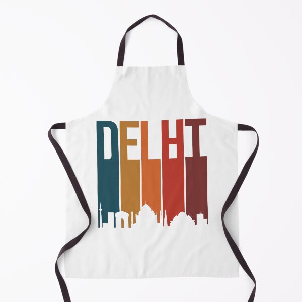 Item preview, Delhi skyline Indian city Hindi Desi Design designed and sold by alltheprints.