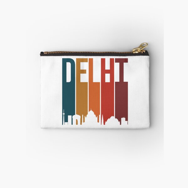 Item preview, Delhi skyline Indian city Hindi Desi Design designed and sold by alltheprints.