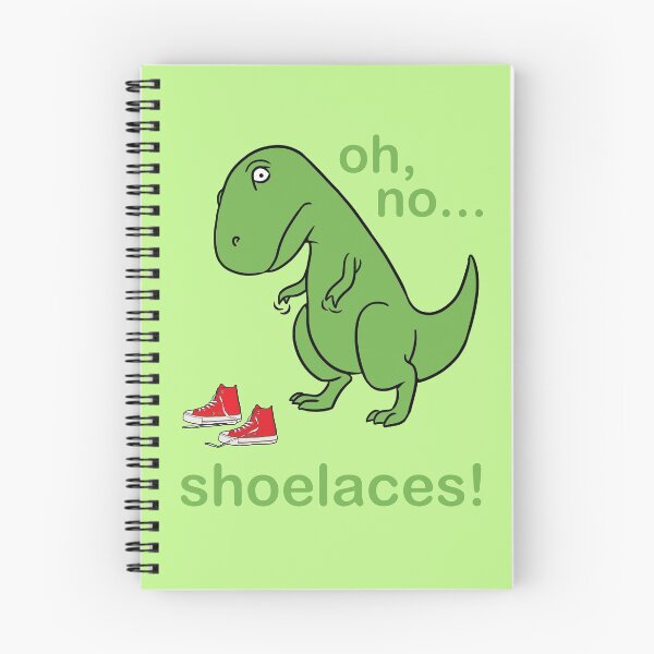 Aperçu de l'œuvre T-rex ne peut pas attacher les lacets créée et vendue par scooterbaby.