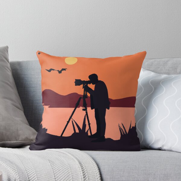 Item preview, Silhouette of a photographer standing with a beautiful landscape background designed and sold by Parag's Travel Shop.