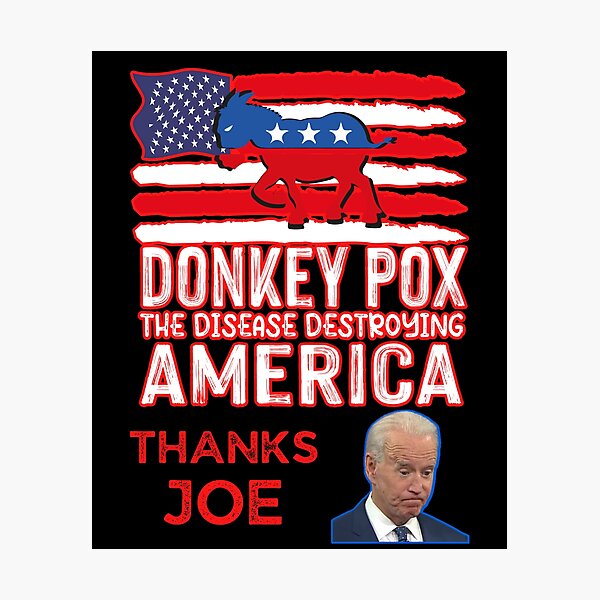 Item preview, Donkey Pox Thanks Joe designed and sold by WoodburyLake.