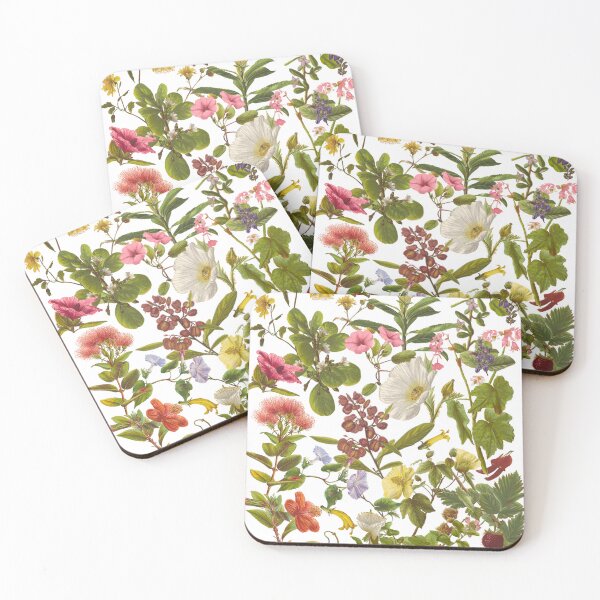 Item preview, Native Hawaiian Flowers Botanical Design designed and sold by peachycrossing.