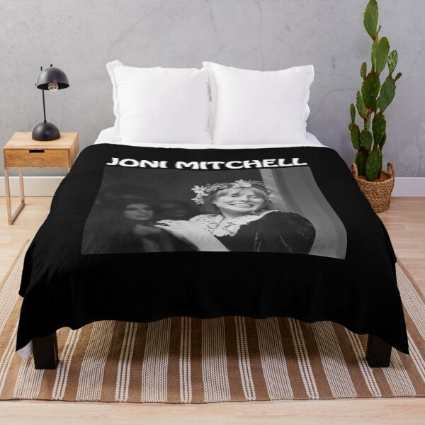 Item preview, Joni Mitchell with flowers in her hair designed and sold by AnahiFahey.