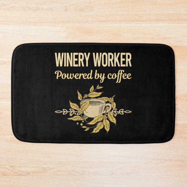 Artikelvorschau, Powered By Coffee Winery Worker entworfen und verkauft von toniabrendaom.