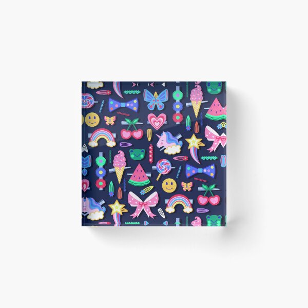 Item preview, Happy Place Hair Clips - Navy designed and sold by TigaTiga.