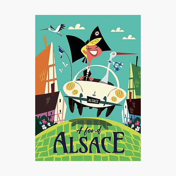Item preview, Alsace poster designed and sold by GAGodel.