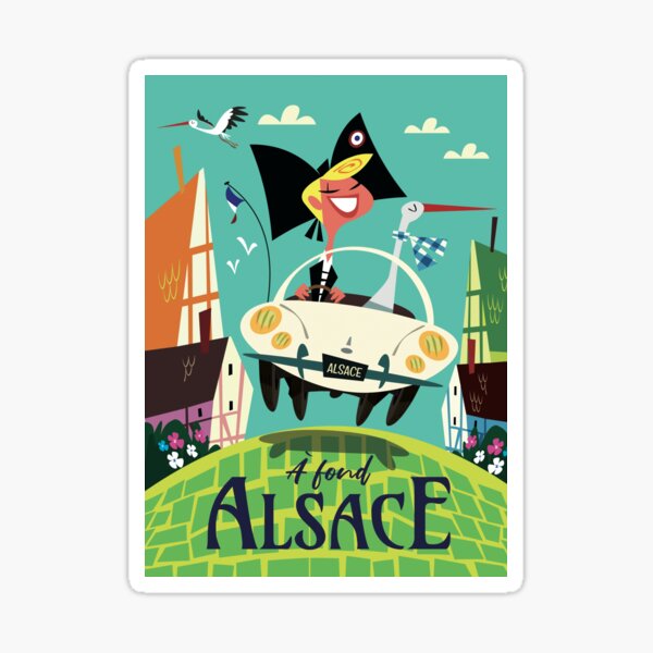 Item preview, Alsace poster designed and sold by GAGodel.