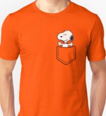 Pocket Snoopy Dog Unisex T-Shirt