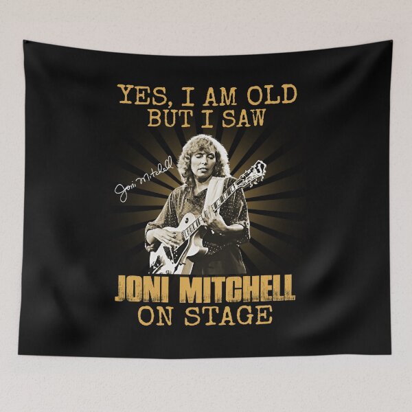Item preview, Retro Yes I'm Old But I Saw Joni Mitchell On Stage designed and sold by AnahiFahey.